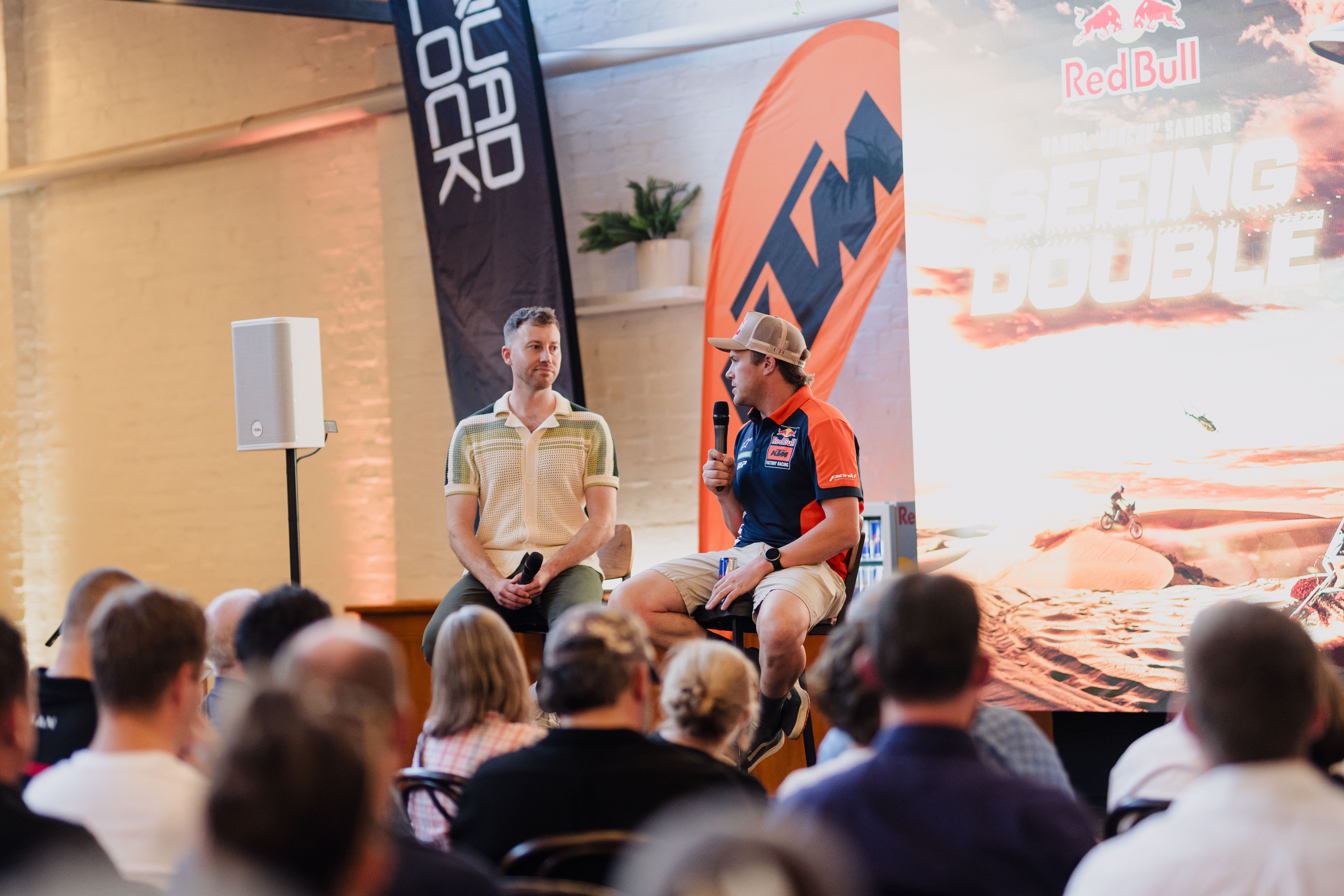 James Baldwin Interviewing Daniel Chucky Sanders for Documentary Launch - Dakar Rally