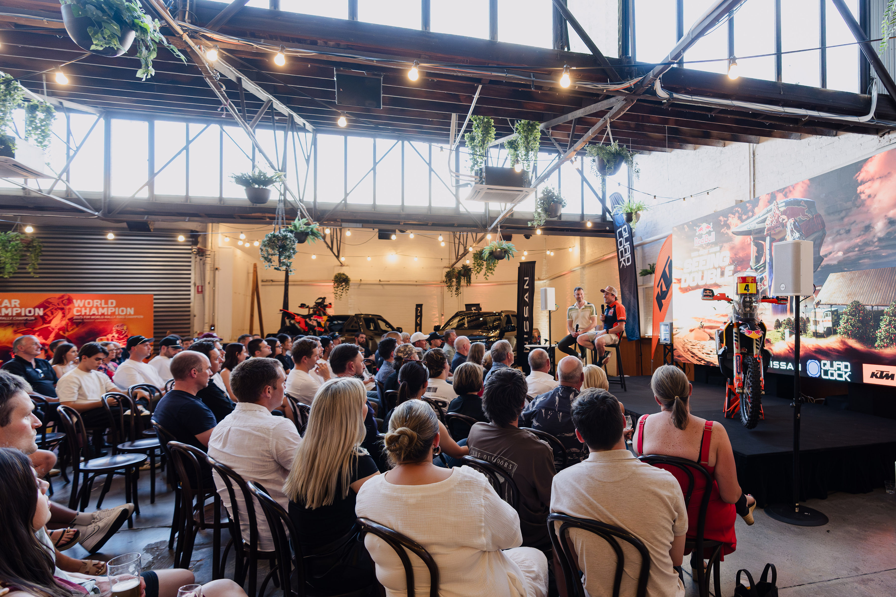 James Baldwin Interviewing Daniel Chucky Sanders for Documentary Launch - Dakar Rally